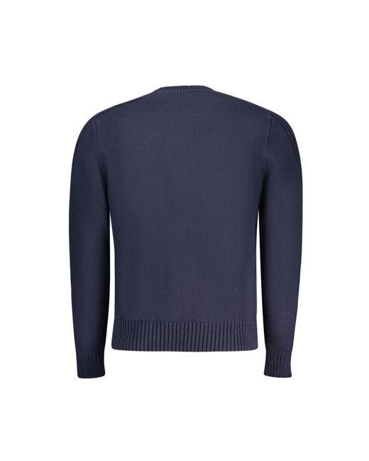 North Sails Blue Round-Neck Knitwear for men