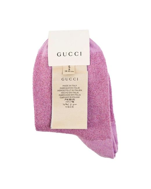 Gucci Pink Socks