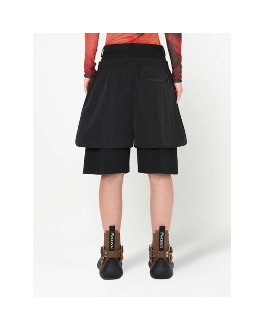 J.W. Anderson Black Double Shorts
