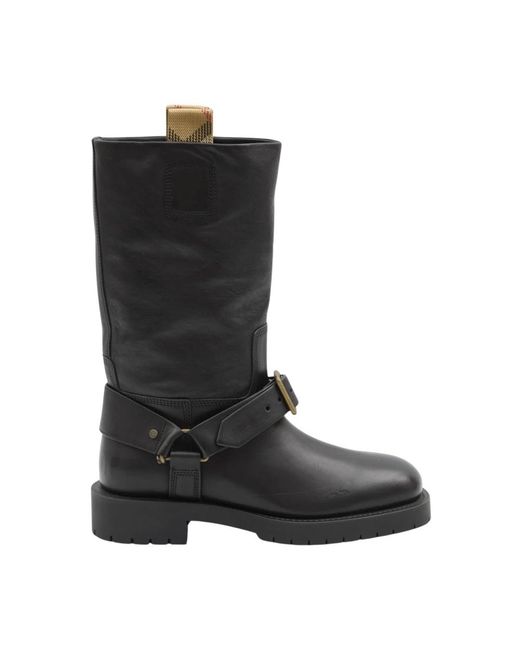 Burberry Black High Boots