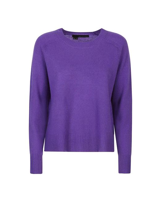 360cashmere Purple Round-Neck Knitwear