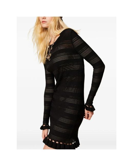 Twinset Black Short Dresses