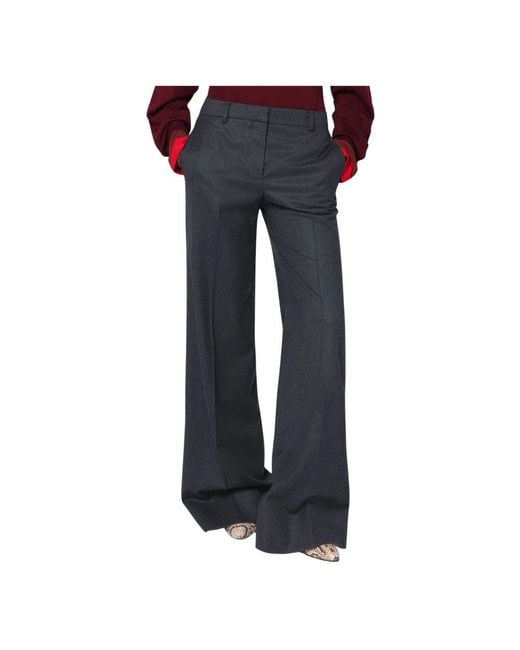 Stella McCartney Wide Trousers in het Blue