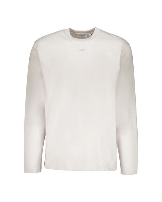 Long Sleeve Tops Off-White c/o Virgil Abloh de hombre de color White