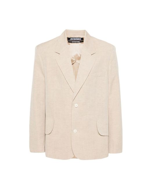Jacquemus Natural Blazers for men