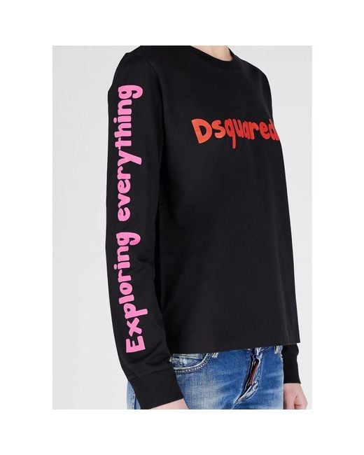 DSquared² Black Sweatshirts