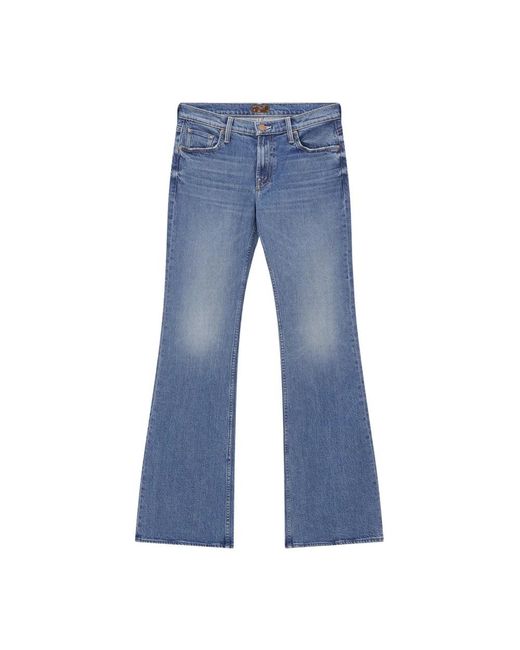 Mother Flared Jeans in het Blue