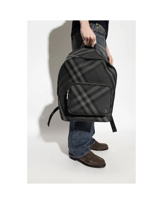 Backpacks di Burberry in Black da Uomo