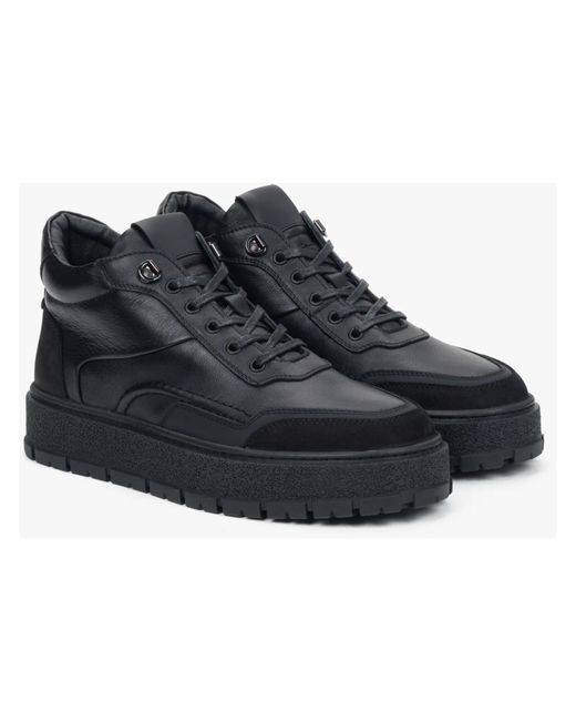 ESTRO Black Winter Boots for men