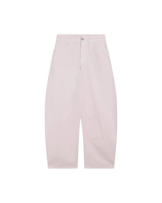Alaïa Purple Wide Trousers
