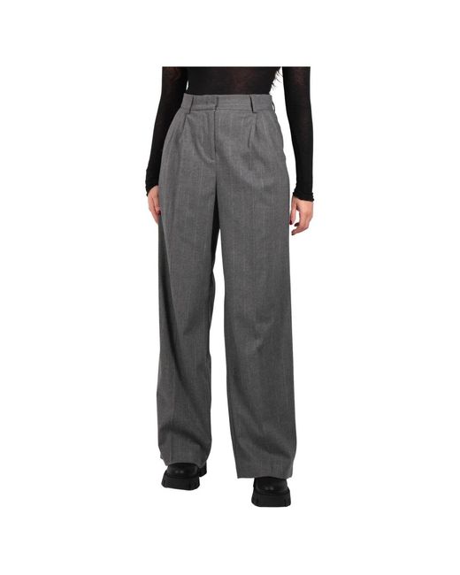 Wide Trousers KIEFERMANN de color Gray