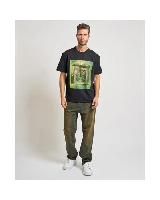 Straight Jeans HUGO de hombre de color Green