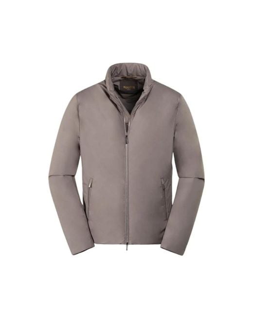 Moorer Gray Light Jackets for men