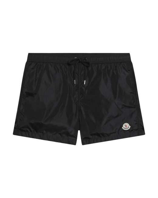 Moncler Black Beachwear for men