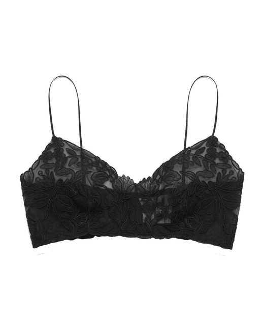 Ermanno Scervino Black Sleeveless Tops