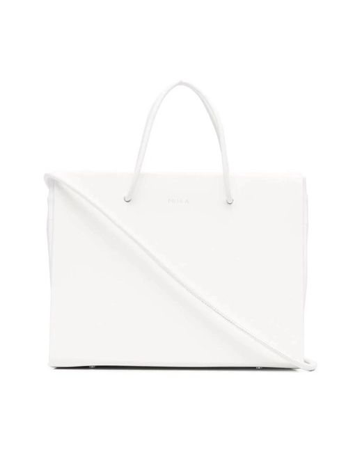 MEDEA White Shoulder Bags