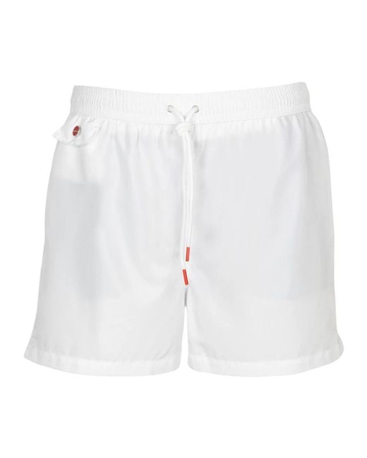 Kiton White Beachwear for men