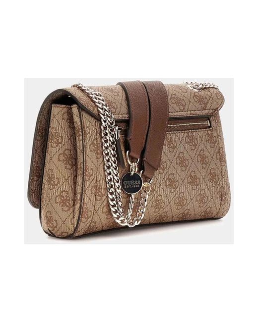 Guess Brown Shoulder Bags