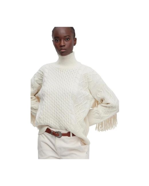 Ermanno Scervino White Turtlenecks