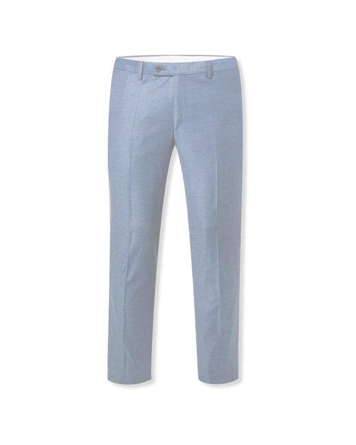 Pantaloni da abito slim fit con gamba affusolata di Baldessarini in Blue da Uomo