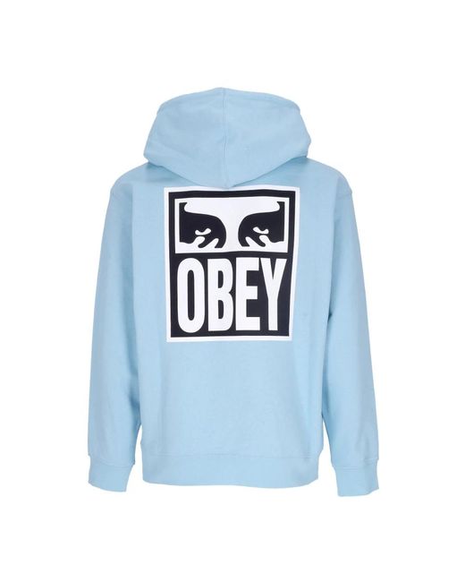 Obey Blue Hoodies for men
