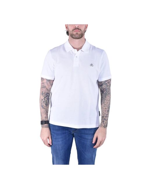 Moose Knuckles Tops ,Wit ,Katoen Everett Polo in het White voor heren