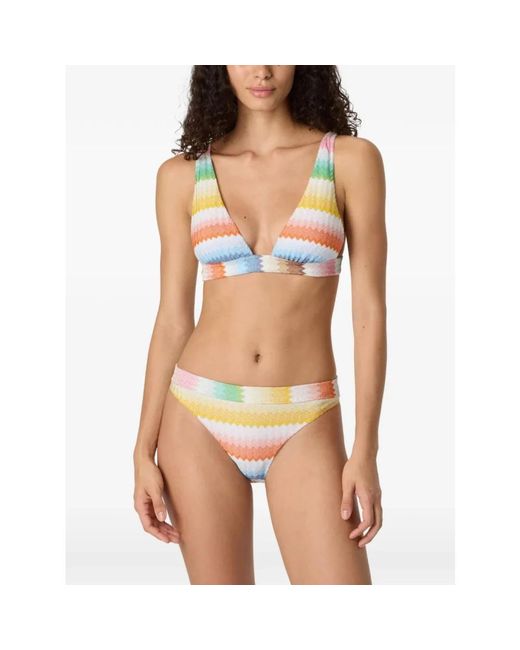 Missoni Zigzag Bikini in het White