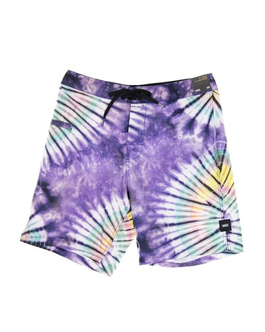 Vans Lila Tie Dye Boardshorts in Purple für Herren
