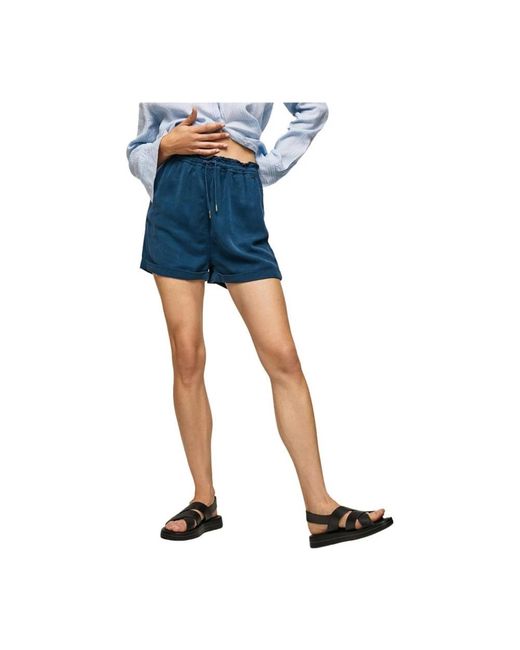 Pepe Jeans Blue Short Shorts