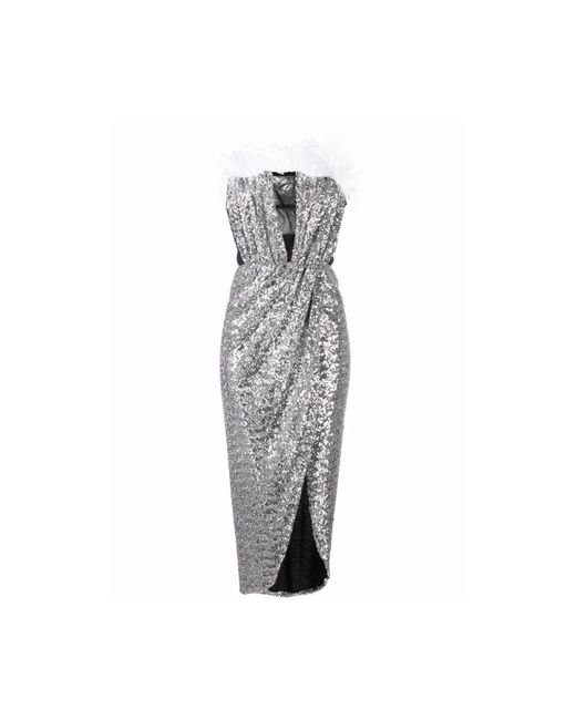 Nervi Gray Party Dresses