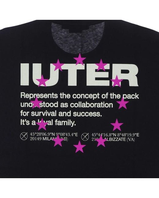 Iuter Black T-Shirts for men