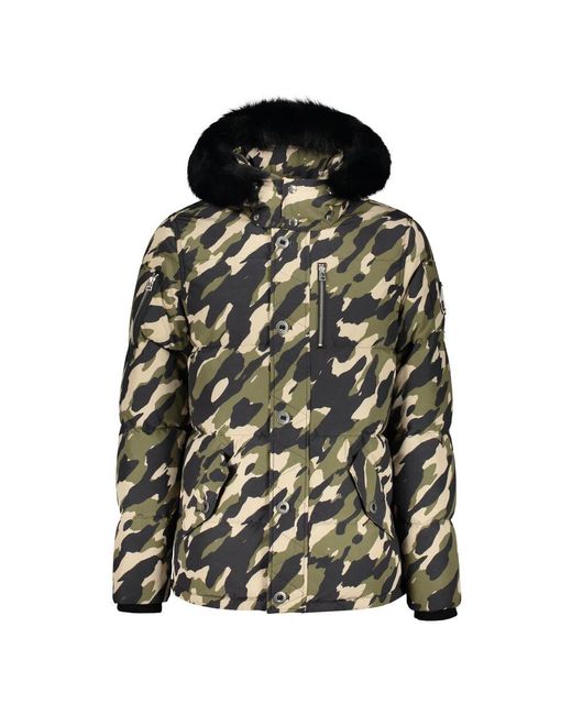 Moose Knuckles Green Down Jackets for men