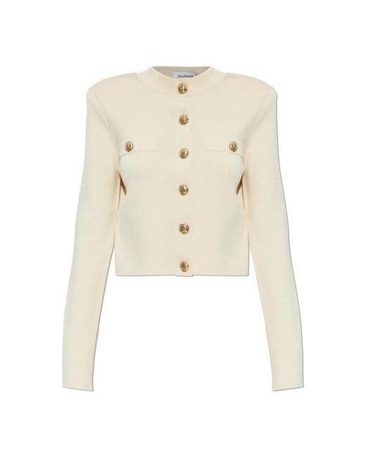 Cardigans Balmain de color Natural