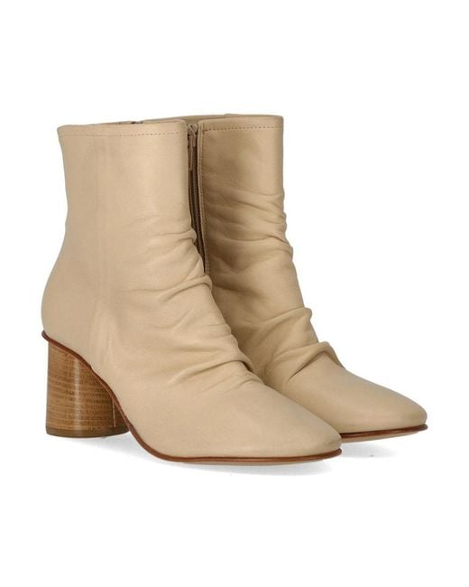 Elena Iachi Natural Heeled Boots