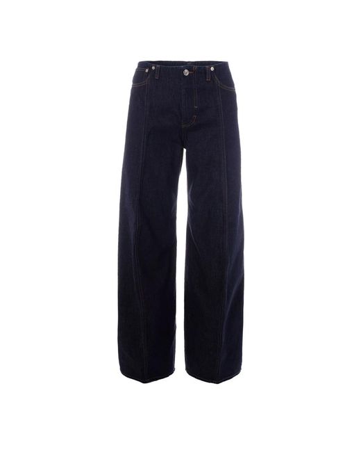 Sportmax Blue Wide Jeans