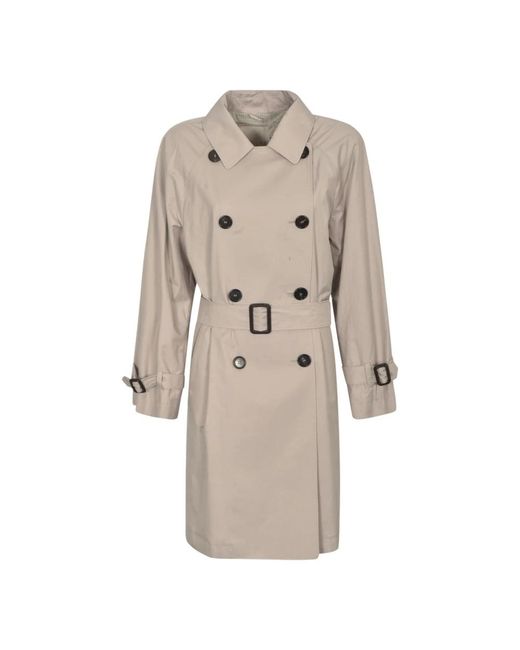 Coats > trench coats Max Mara en coloris Natural