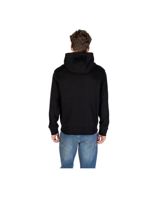 ARMANI EXCHANGE Black Hoodies for men
