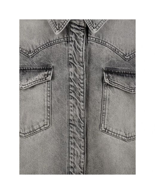 ICON DENIM Gray Denim Jackets