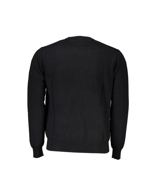 Harmont & Blaine Black Round-Neck Knitwear for men