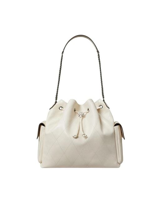 Tory Burch Natural Bucket Bags