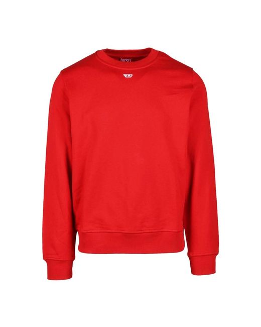 Sweatshirts di DIESEL in Red da Uomo