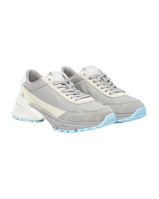Calvin Klein Hike Runner Mg Nylon Mix in het White