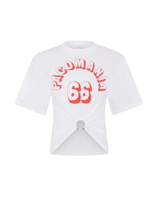 Rabanne White T-Shirts