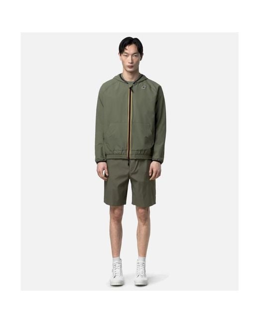 K-Way Green Light Jackets for men