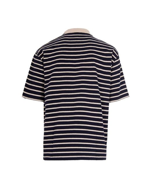 A.P.C. Tops ,Veelkleurig ,Katoen Polo Shirts in het Blue voor heren