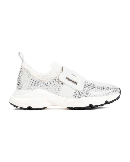 Kate cotton sneakers in bianco di Tod's in White