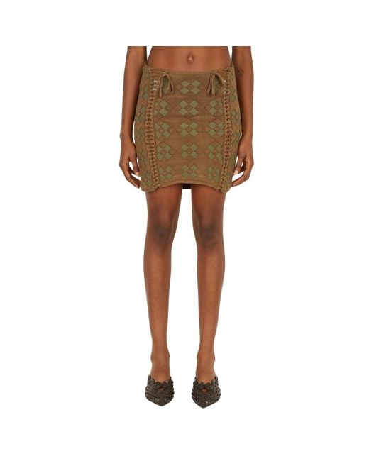 Short Skirts Isa Boulder de color Brown