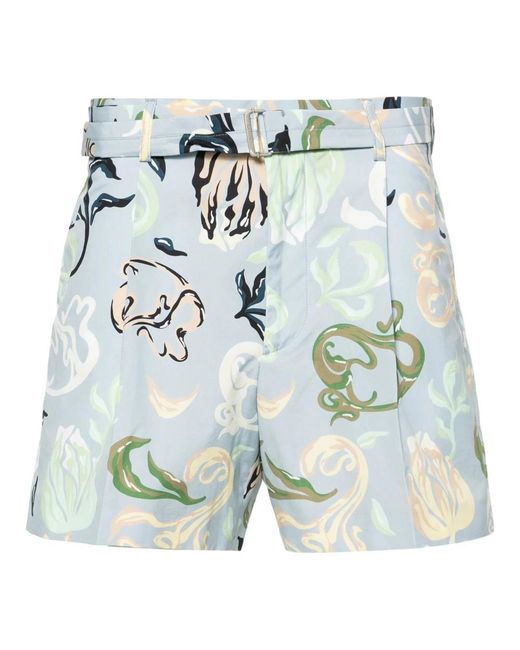 Lanvin Blue Short Shorts for men