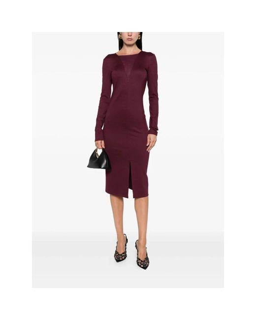 Patrizia Pepe Purple Midi Dresses