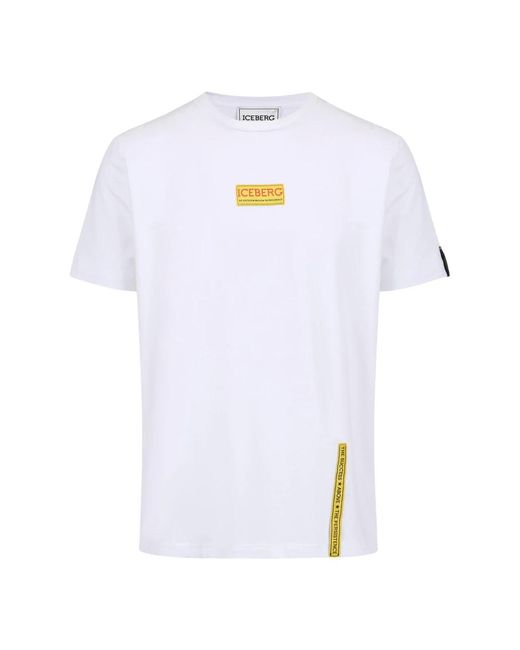 T-Shirts di Iceberg in White da Uomo